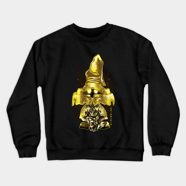 Black Wizard Vivi Crewneck Sweatshirt by plonkbeast